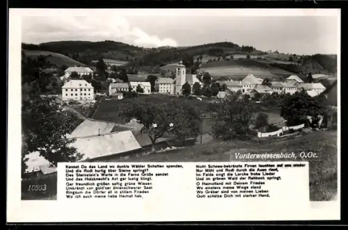 AK Vorderweissenbach /O.-Oe., Ortspartie