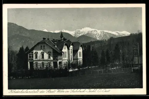 AK Sulzbach-Ischl, Kinderheilanstalt der Stadt Wien