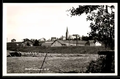 AK Andrichsfurt / O. Ö., Panorama mit Kirche