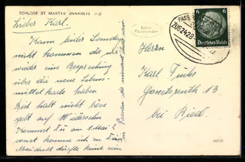 AK St. Martin /Innkreis, Schloss