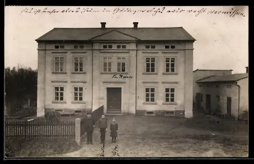Foto-AK Kühnheide, Haus vom Postbeamten W. Keller im Jahr 1913