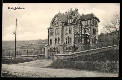 AK Westerburg /Westerwald, Kreisgebäude in der Aussenansicht