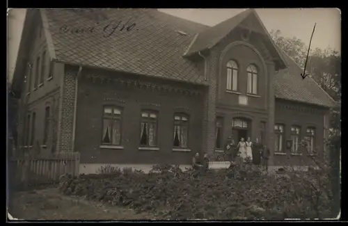 Foto-AK Böddenstedt, Haus Hilmer im Jahr 1917