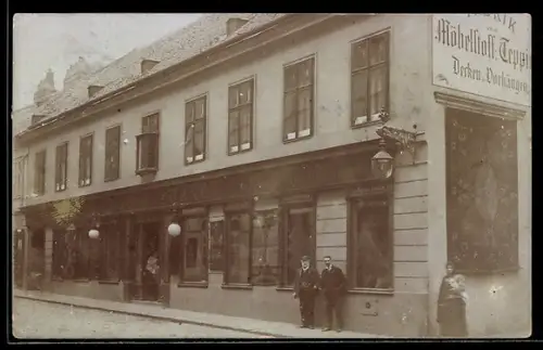 AK Wien, Teppichlager Carl Göck & Söhne, Stumpergasse 4