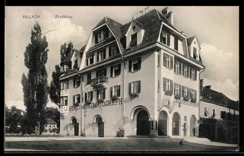 AK Villach, Partie vor dem Stadtkino