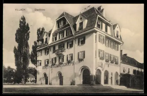 AK Villach, Partie vor dem Stadtkino