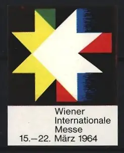 Reklamemarke Wien, Internationale Messe 1964, Abstraktes Logo