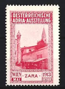 Reklamemarke Wien, Österreichische Adria-Ausstellung 1913, Zara