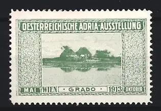 Reklamemarke Wien, Österreichische Adria-Ausstellung 1913, Grado