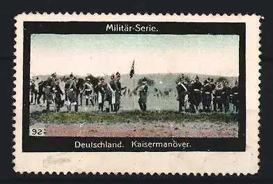 Reklamemarke Deutschland, Militär-Serie, Kaisermanöver