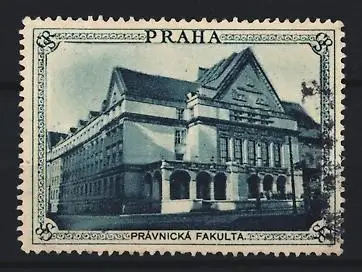 Reklamemarke Praha, Právnická fakulta, Fakultätsgebäude