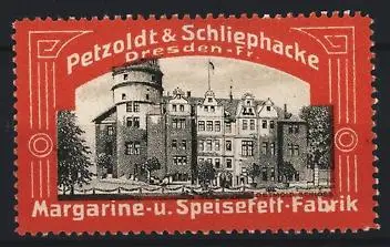 Reklamemarke Dresden, Margarinefabrik Petzoldt & Schliephacke