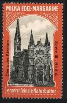 Reklamemarke Deutsche Kirchen, Milka Edel-Margarine