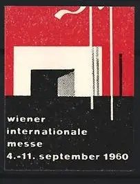Reklamemarke Wien, Internationale Messe 1960, Moderne Architektur
