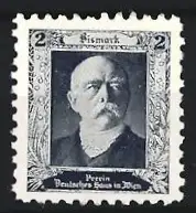 Reklamemarke Wien, Verein Deutsches Haus, Bismarck