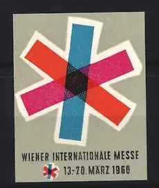 Reklamemarke Wien, Wiener Internationale Messe 1960, Sternsymbol