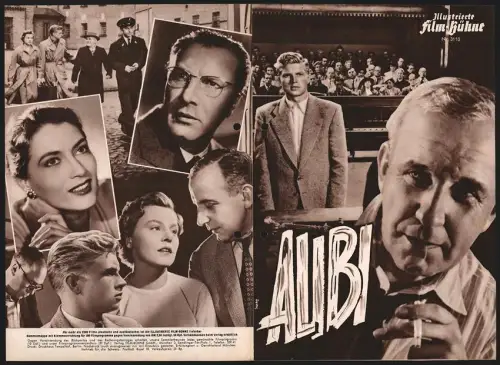 Filmprogramm IFB Nr. 3110, Alibi, O.E. Hasse, Martin Held, Hardy Krüger, Regie: Alfred Weidenmann