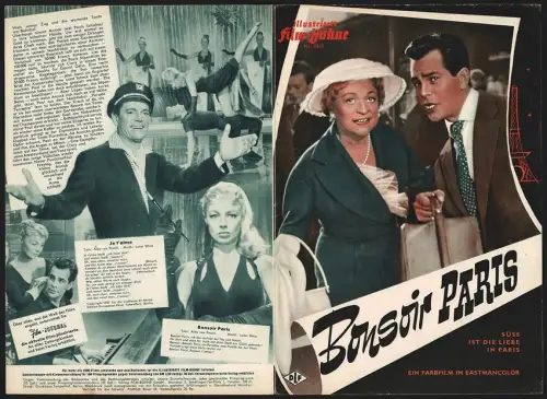 Filmprogramm IFB Nr. 356, Bonsoir Paris, Dany Robin, Adrian Hoven, Grethe Weiser, Regie: Ralph Habib