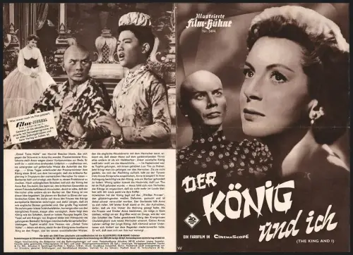 Filmprogramm IFB Nr. 3494, Der König und ich, Yul Brynner, Deborah Kerr, Regie: Walter Lang