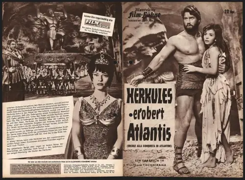 Filmprogramm IFB Nr. 6023, Herkules erobert Atlantis, Reg Park, Fay Spain, Laura Altan, Regie: Vittorio Cottafavi