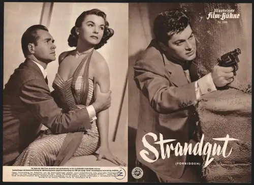 Filmprogramm IFB Nr. 2260, Strandgut, Tony Curtis, Joanne Dru, Lyle Bettger, Regie: Rudolph Maté