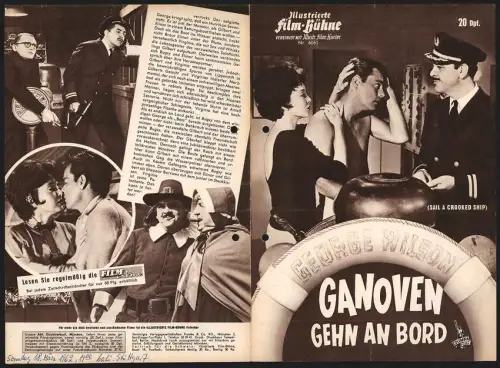 Filmprogramm IFB Nr. 6061, Ganoven gehn an Bord, Robert Wagner, Dolores Hart, Regie: Irvin Brecher