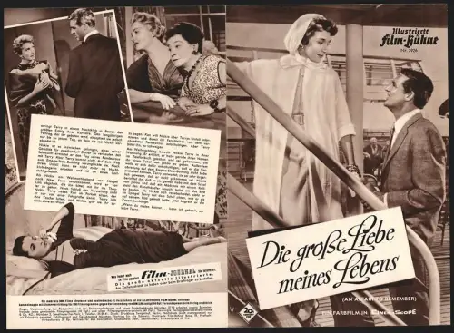 Filmprogramm IFB Nr. 3926, Die grosse Liebe meines Lebens, Cary Grant, Deborah Kerr, Regie: Leo McCarey