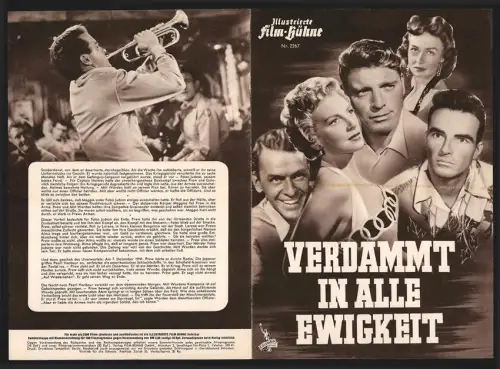 Filmprogramm IFB Nr. 2267, Verdammt in alle Ewigkeit, Burt Lancaster, Montg. Clift, F. Sinatra, Regie: Fred Zinnemann