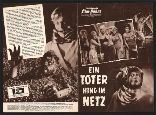 Filmprogramm IFB Nr. 5249, Ein Toter hing im Netz, Alexander D`Arcy, Helga Franck, Harald Maresch, Regie: Fritz Böttger