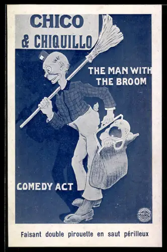 AK Komiker Chico & Chiquillo, The Man with the Broom