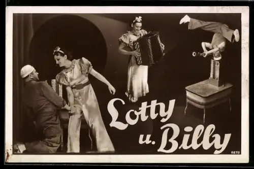 AK Akrobatenduo Lotty und Billy in Kostümen