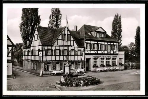AK Rhöndorf a. Rh., Hotel zur Löwenburg Funke am Ziepchen, Drachenfelserstrasse 23
