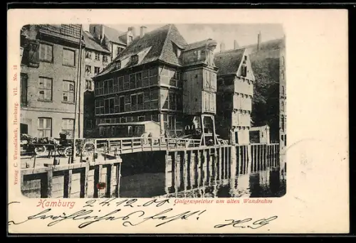 AK Hamburg, Galgenspeicher am alten Wandrahm