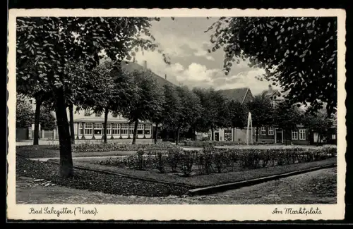 AK Bad Salzgitter /Harz, Am Marktplatz