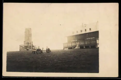 Foto-AK Feldberg /Schwarzwald, Gasthaus zum Feldbergturm