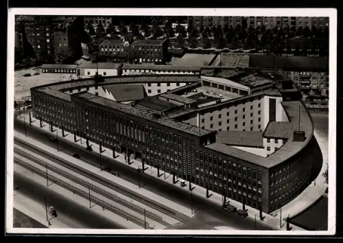 AK Berlin-Charlottenburg, Haus des Rundfunks aus der Vogelschau