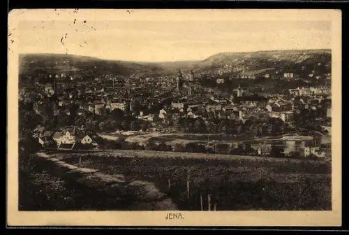 AK Jena, Teilansicht mit Kirche