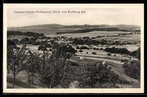 AK Wallmerod, Blick vom Eichberg auf den Ort