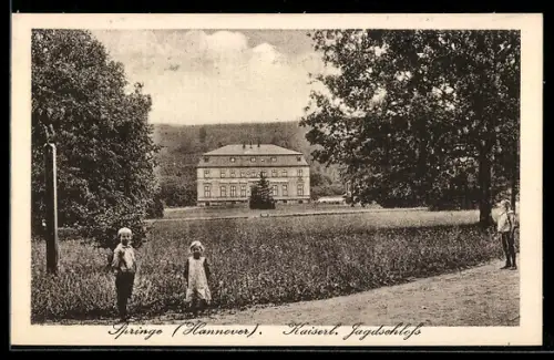 AK Springe, am kaiserlichen Jagdschloss