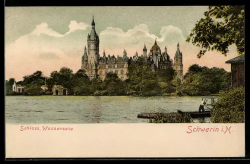 AK Schwerin i. M., Schloss, Wasserseite