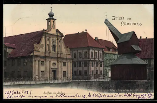 AK Lüneburg, Kaufhaus mit Kran