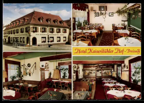 AK Breisach a. Rh., Hotel Kaiserstühler Hof, Innenansichten