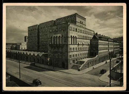 AK Stuttgart, vor dem Posthochhaus