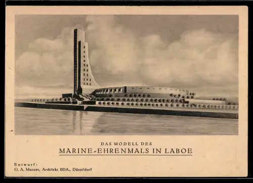 AK Laboe, Modell des Marine-Ehrenmals
