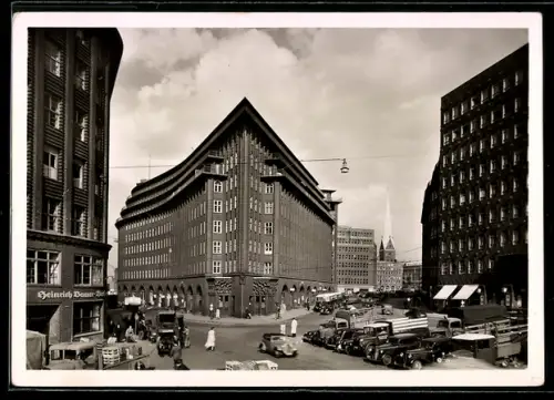 AK Hamburg-Kontorhausviertel, Chilehaus und Sprinkenhof