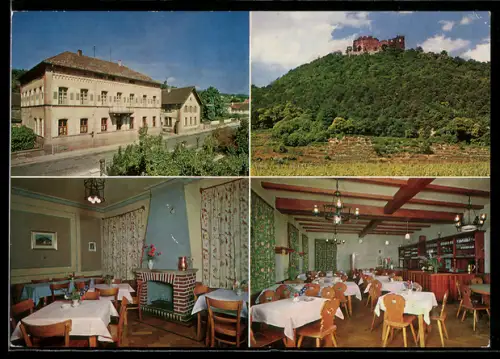AK Hambach a. d. Weinstrasse, Gaststätte Winzergenossenschaft, Innenansichten
