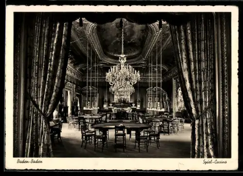 AK Baden-Baden, Spiel-Casino, Innenansicht