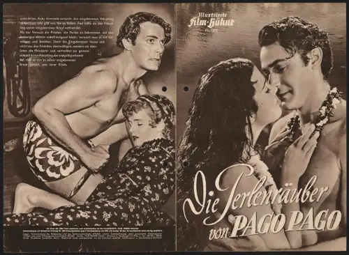 Filmprogramm IFB Nr. 1302, Die Perlenräuber von Pago Pago, Victor McLaglen, Jon Hall, Regie: Alfred E. Green