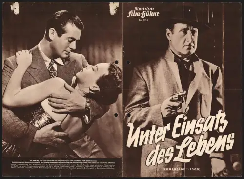 Filmprogramm IFB Nr. 1454, Unter Einsatz des Lebens, Don DeFore, Andrea King, Regie: Boris Ingster