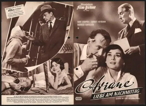 Filmprogramm IFB Nr. 3952, Ariane, Liebe am Nachmittag, Gary Cooper, Audrey Hepburn, M. Chevalier, Regie: Billy Wilder